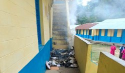 बैतडीको एक सामुदायिक विद्यालयमा अज्ञात समूहले गरे आगजनी